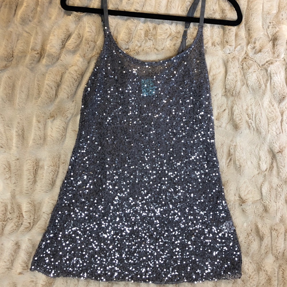 Sequence Spaghetti Strap Tank Top
